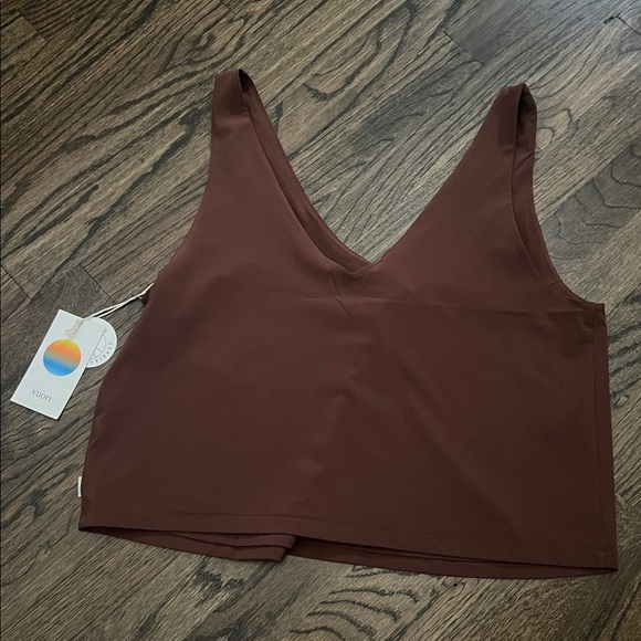 NWT Vuori Villa Cropped Tank Burnt Sienna medium - Picture 9 of 11